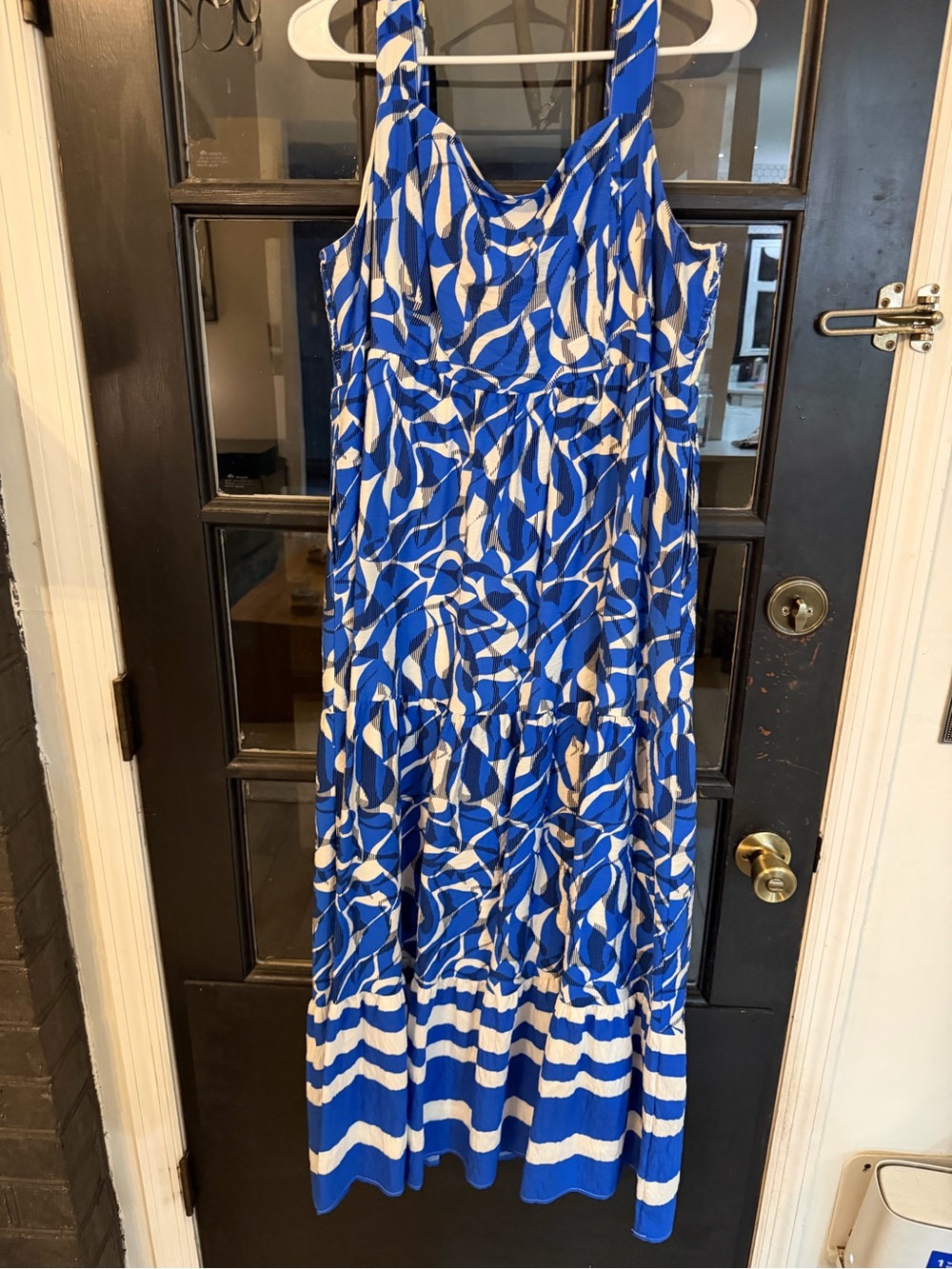 Nine West adjustable strap resort dress